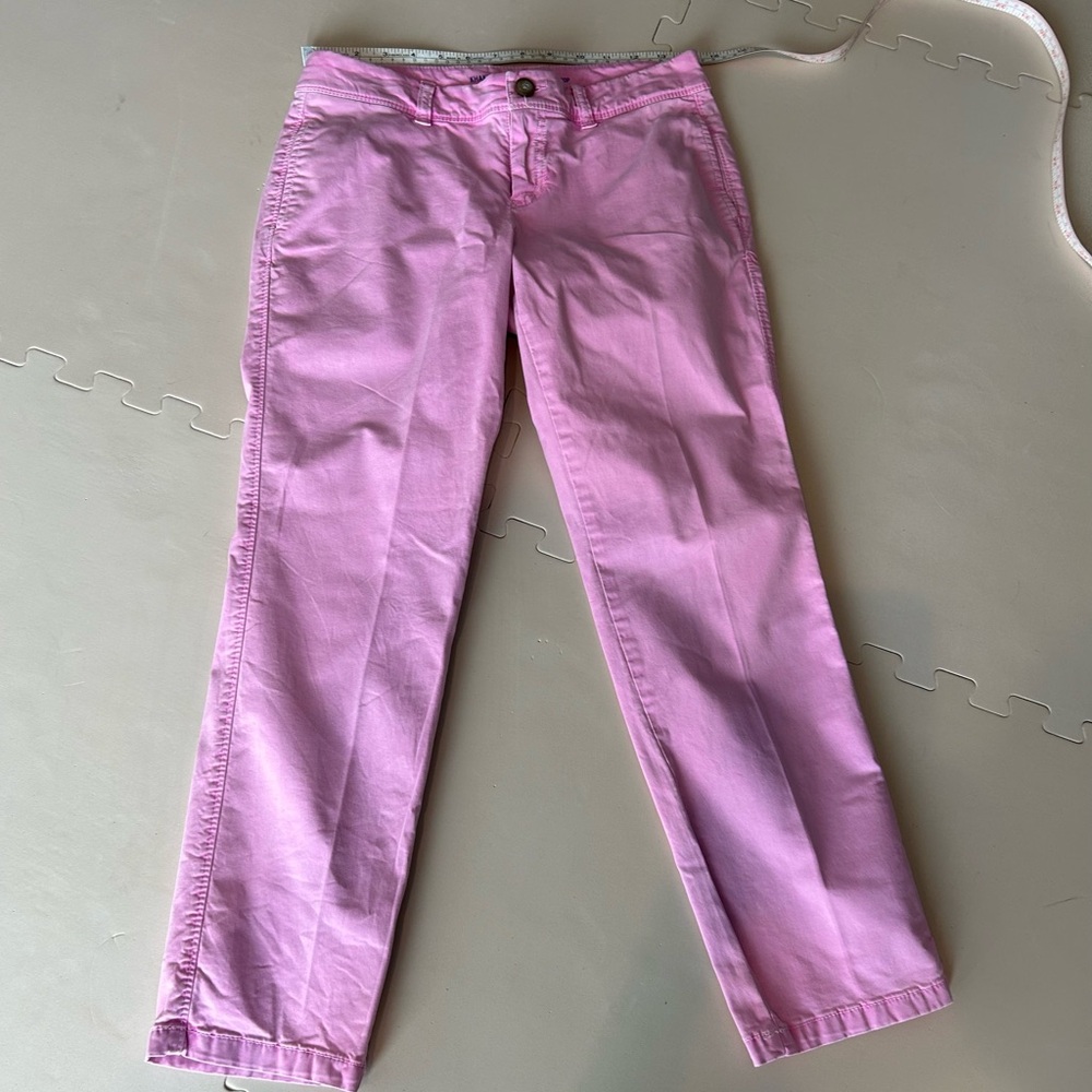 Gap Vintage RolledNeon Pink Khakis Size 0, women